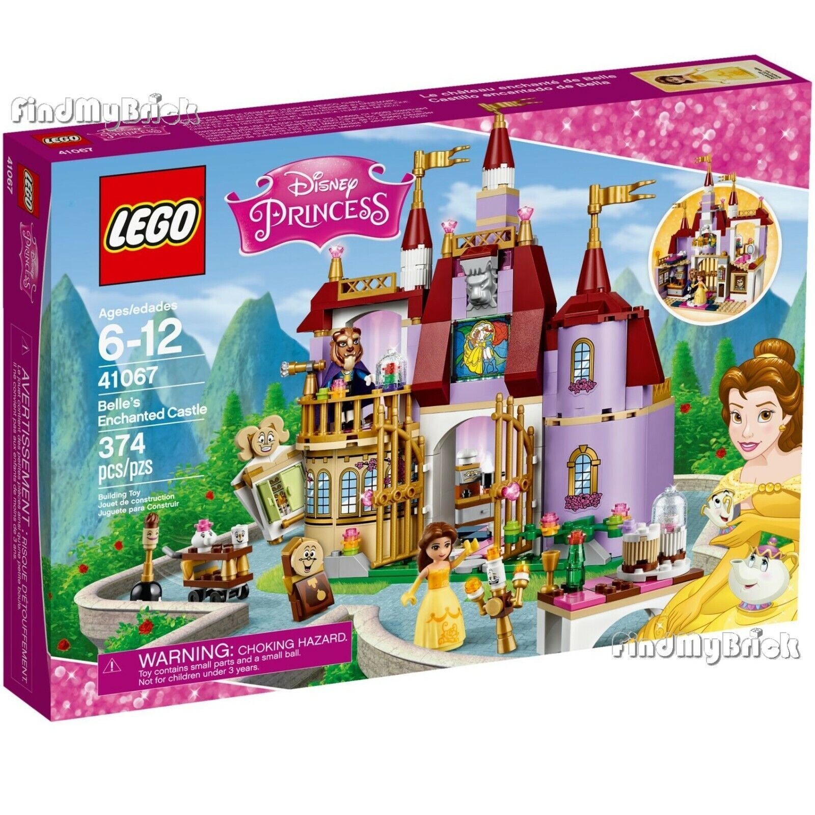 Lego Disney Beauty and the Beast 41067 Belle's Enchanted Castle Sealed  NEW