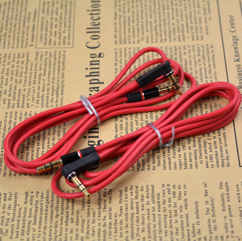 Audio Cable AUX For STUDIO SOLO PRO Replacement Red Jack