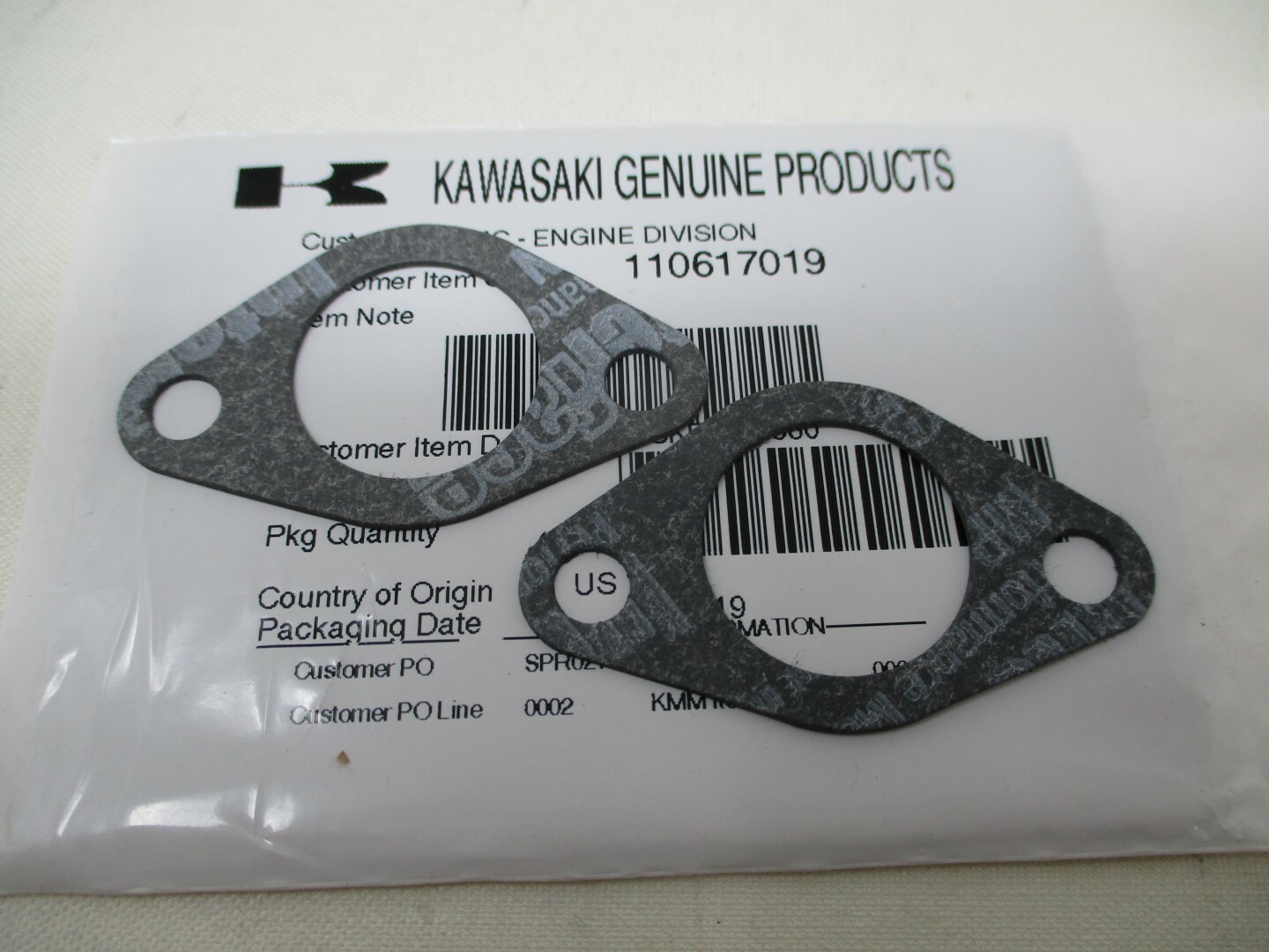 Kawasaki Replacement Breather Gasket - Part # 11061-7094 OEM Compatible