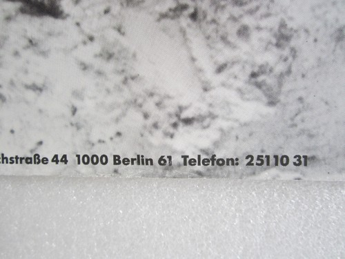 RARO PÓSTER ARTÍSTICO ORIGINAL VINTAGE 1989 GUERRA FRÍA BERLÍN PARED HECHO EN ALEMANIA 33"" - Imagen 5 de 8