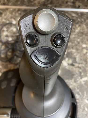 Joystick USB Microsoft SideWinder Precision 2 X05-92624 testato funzionante usato - Foto 6 di 9