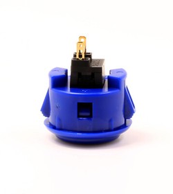 Sanwa Denshi Original OBSF-30 ROYAL BLUE Push Button JAMMA guitar kill switch 