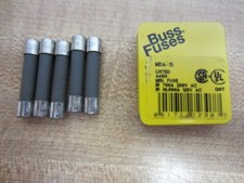 Buss MDA-15 Cooper Bussmann Fuse Cross Ref 1CL96 Gray Pack of 10 
