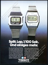 1978 Tissot LCD digital watch 2 models photo unusual German vintage print ad