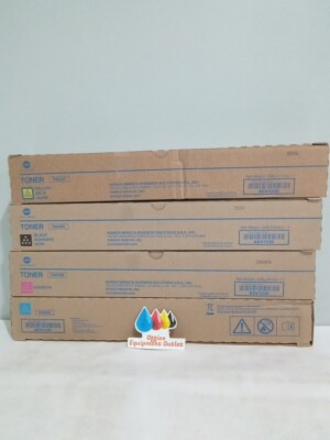 Konica Minolta TN-626 Complete Toner Set Yellow Magenta Cyan Black