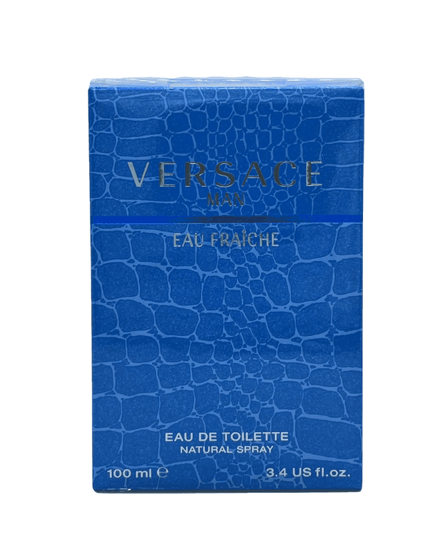 Versace Man Eau Fraiche for Men 3.4 oz Eau de Toilette Spray NIB AUTHENTIC