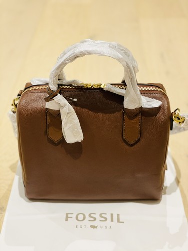 Fossil Fiona Satchel Medium Brown | eBay