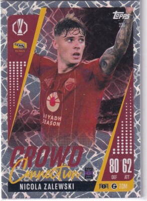 Topps Match Attax CL Extra 24/25 No. 236 Nicolo Zalewski Crowd Connection