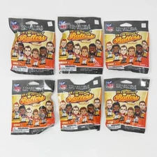 Big Shot Ballers NFL Minifigs : Series 1 - LOT of 6 Sealed Blind Bags (Bin12)