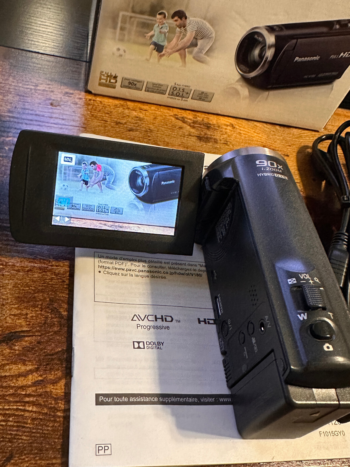 Panasonic HC-V180 Video Camera - LOOK!