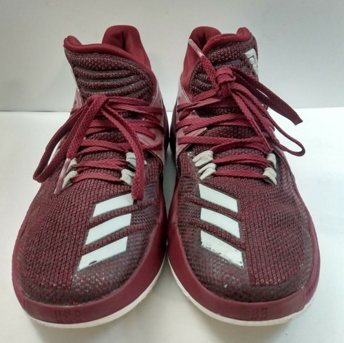 Adidas Dame 3 Maroon Grey Damian Lillard 3 Bball Shoes BY3195 Mens Size 6.5 - Picture 6 of 12