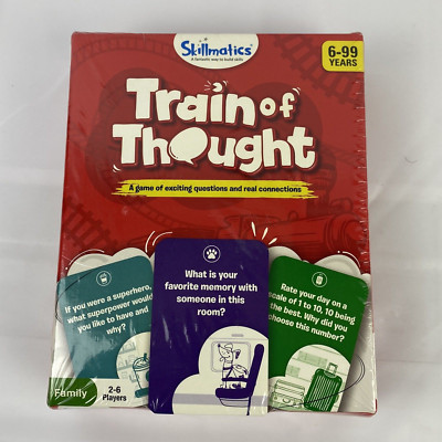 Train of Thought Skillmatics, Card Game Family Connection & Conversation NEW !
