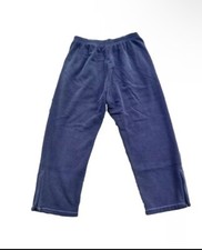 Yeezy Gap H10 Polar Fleece Joggers Large Navy Distressed Men NEW Unreleased