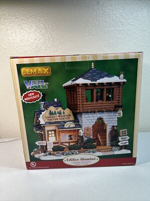 2010 Lemax Lookout Mountain Visitor Center Holiday Village House Christmas