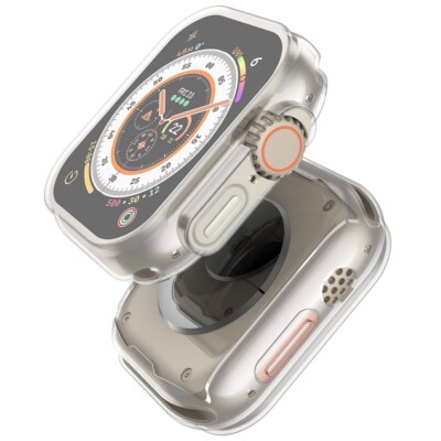Apple Watch Series 8 Ultra Case TPU iWatch Displayschutzfolie Abdeckung 360 VOLL 49 mm