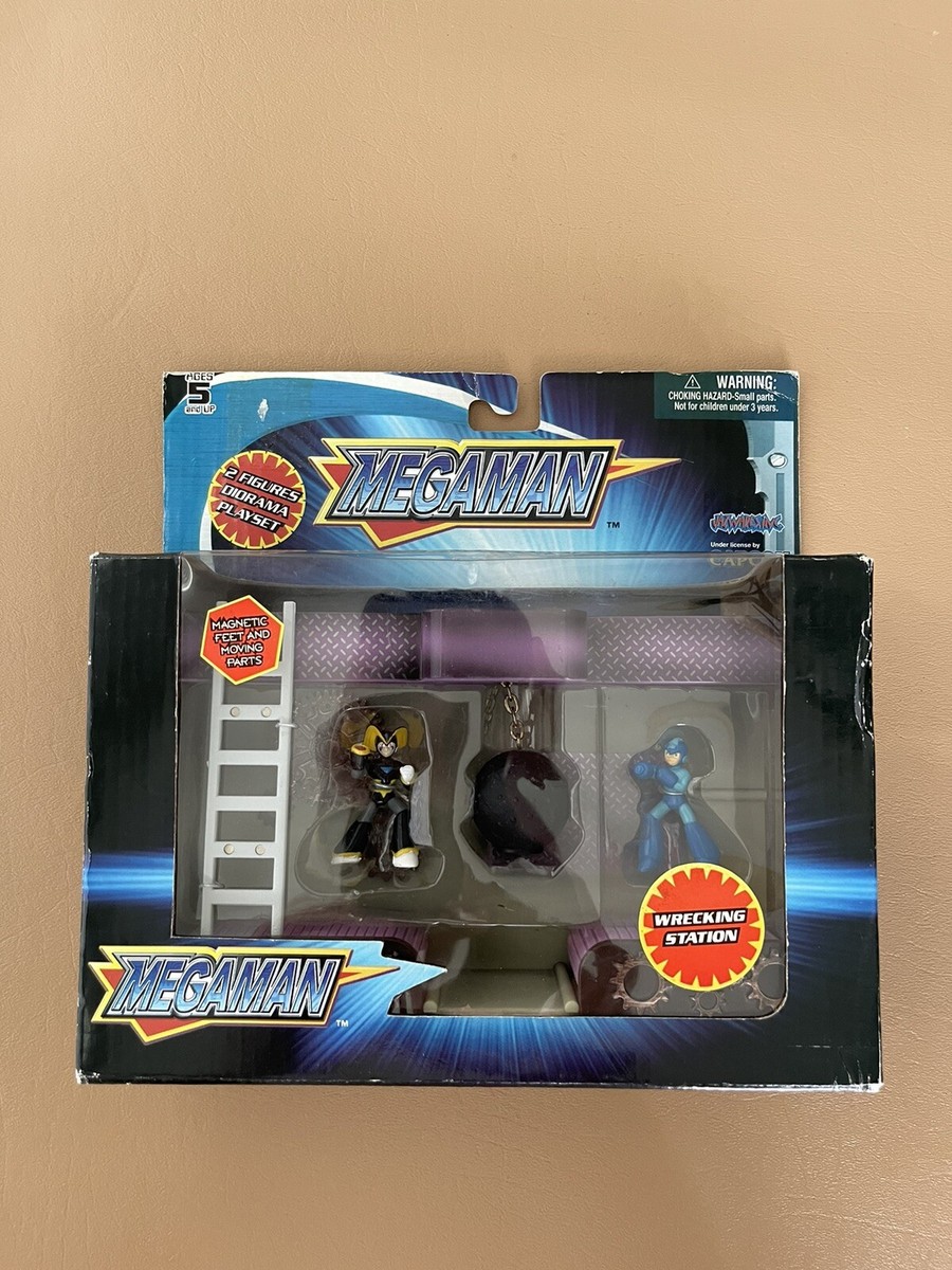 Jazwares Megaman X Mech Factory 1.5 inch Figure Magnetic Diorama
