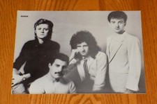 QUEEN FREDDIE MERCURY & THOMAS DOLBY DOUBLE-SIDED MAGAZINE PHOTO PINUP CLIPPING