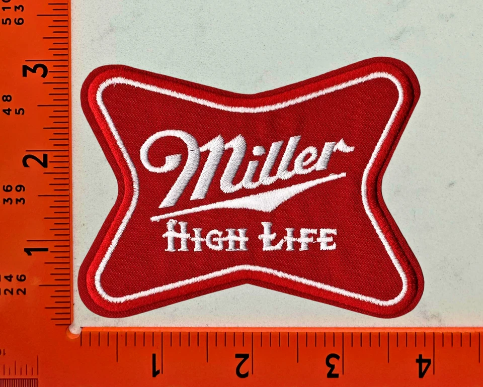 Miller High Life Beer Patch – Embroidered Iron-On Sew-On Hat, Bag or Jacket