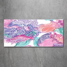 Tulup Image Sur Verre Acrylique Tableaux 120x60 - Fleurs Magiques