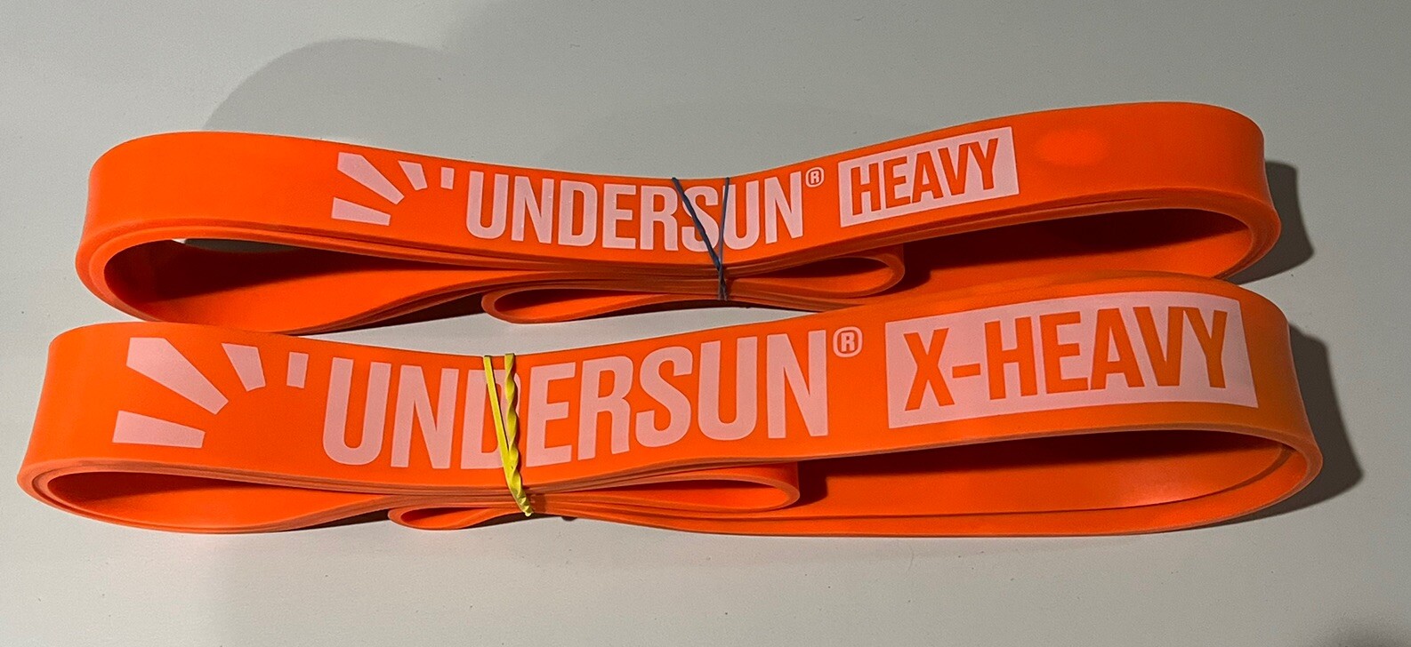 Undersun Fitness Resistance Loop Exercise Bands. Set of 2 Pullup Assistance
