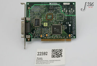 22592 NATIONAL INSTRUMENTS PCB IEE 488.2 I/F ADAPTER, 183617C-01 PCI-GPIB/+