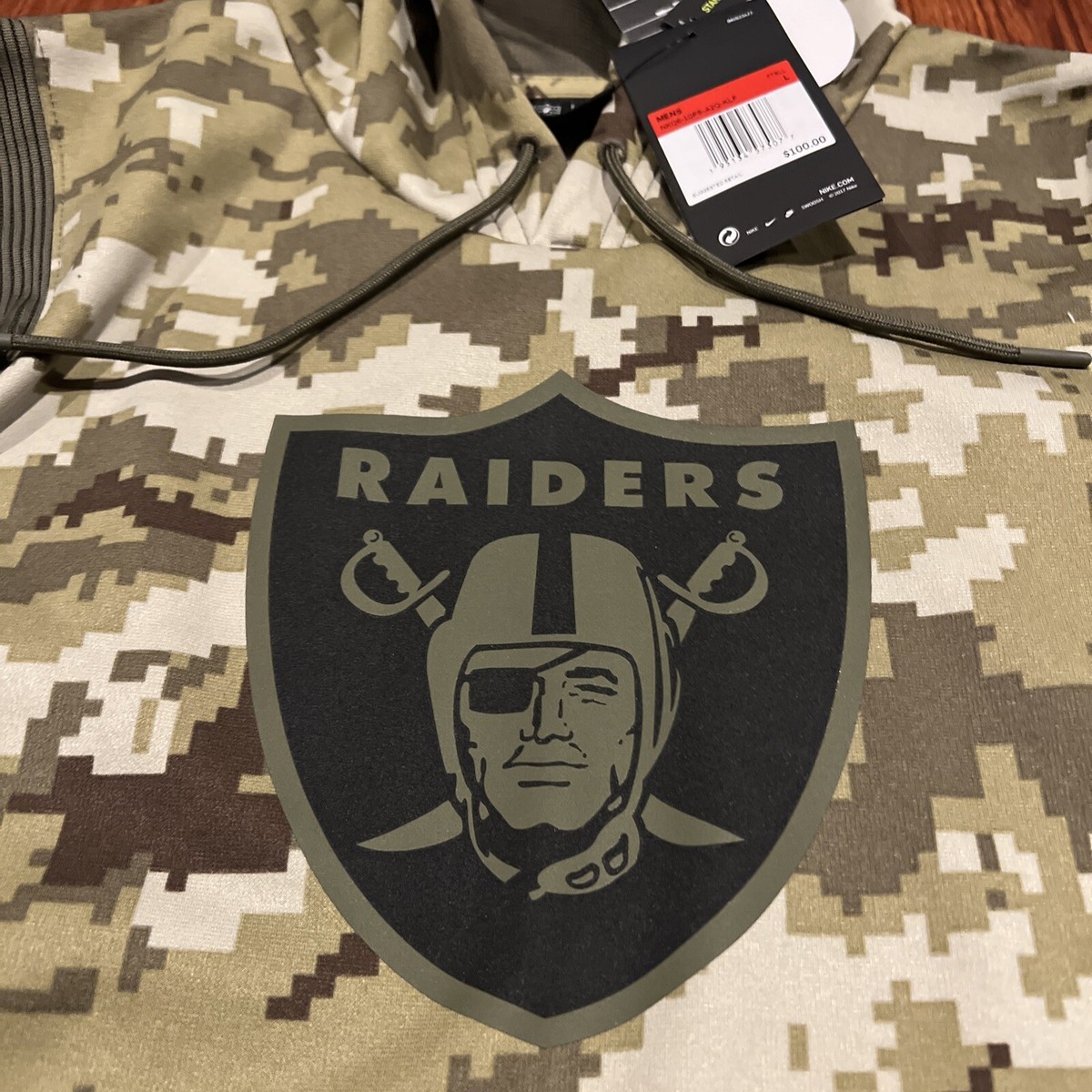 Nike Men's Las Vegas Raiders Salute To Service Hoodie