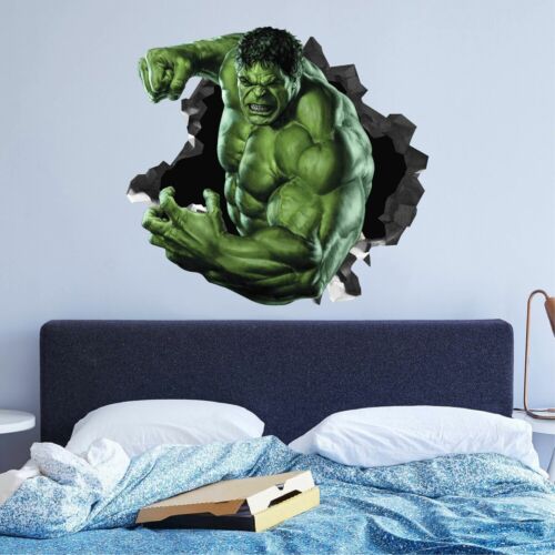 Hulk Wall Decals Stickers Mural Home Decor For Bedroom Art Jo164 - Hulk Wall Decal With Name