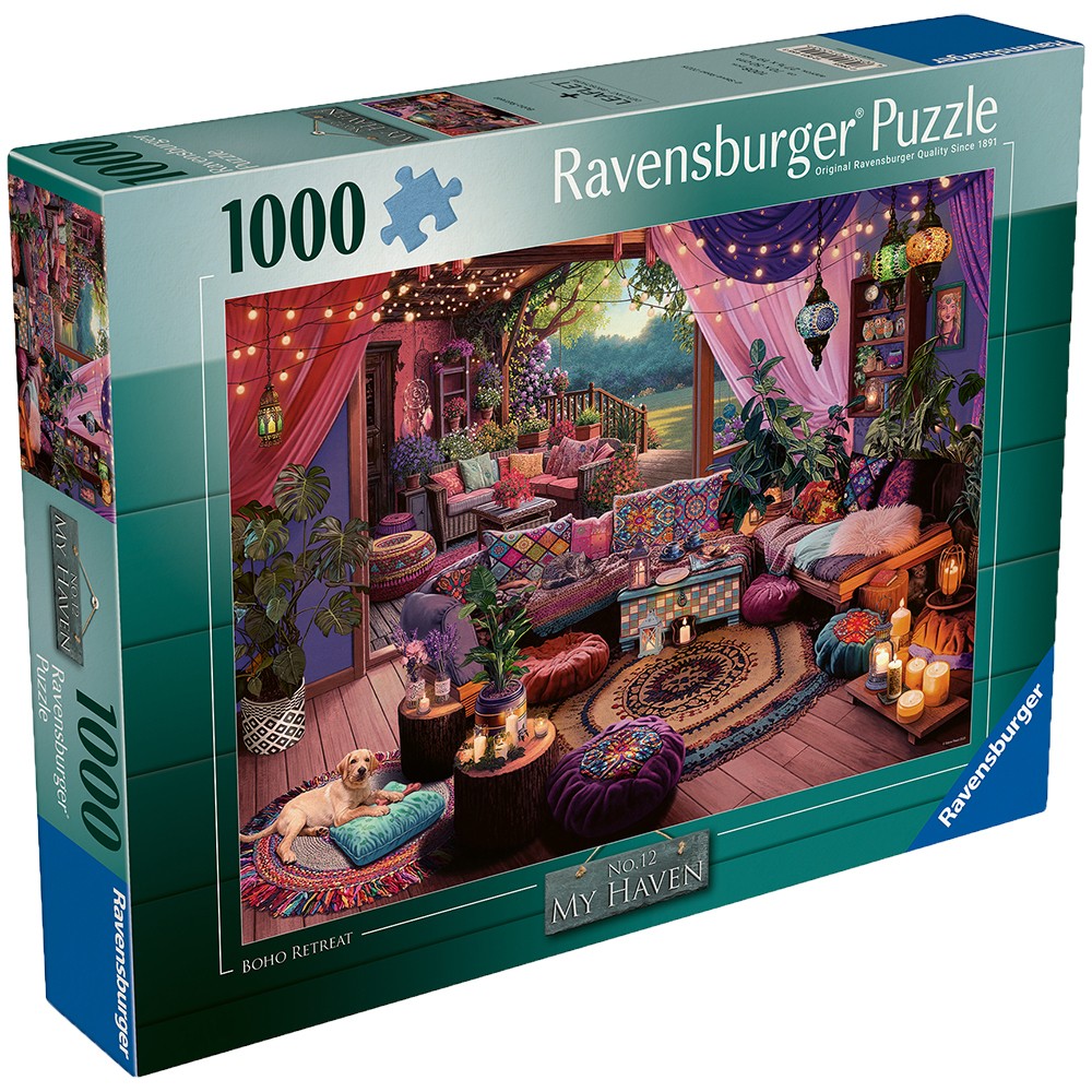 Ravensburger 1000 Piece Jigsaw Puzzle My Haven No.12 Boho Retreat Ages 12+