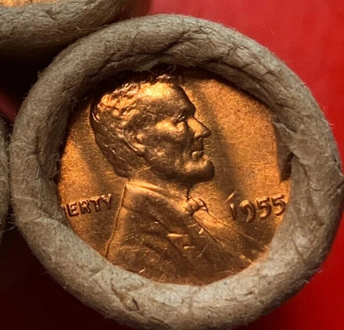 1955-P  OBW ROLL GEM BU RED HARD TO FIND