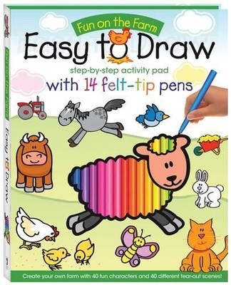 Hinkler Pty Ltd Easy to Draw: On the Farm (00) Easy to Draw