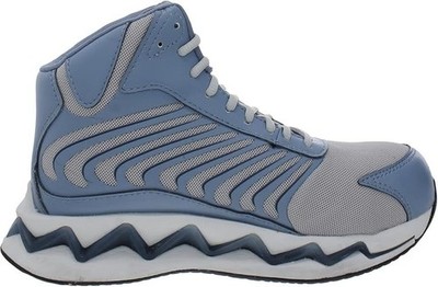 Reebok Zig Elusion Heritage Work SD Comp Toe Shoes RB240 Blue Grey Women's 7M