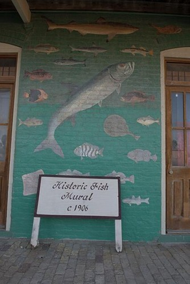 #ad #ad Photo:Port Isabel Texas 1906 Historic Fish Mural Champion Building $13.49