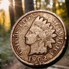 1902 Indian Head Cent Actual Coin Shown - 13