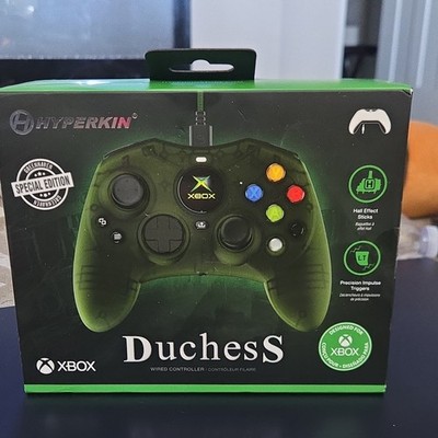 Hyperkin DuchesS Wired Xbox Controller, Green, Hall Effect Sticks, Triggers