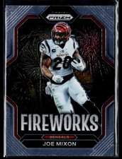 2022 Panini Prizm #F-11 Joe Mixon Fireworks