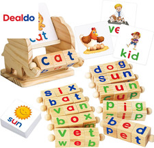 Montessori Learning and Educational Toys Gifts for Kids 3 4 5 Years, Wooden Read
