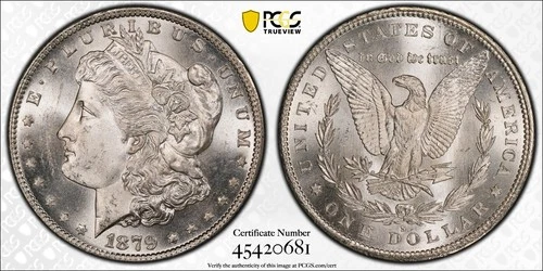 1879-S Morgan Dollar PCGS MS64 CAC ***RARE ORIGINAL CAC COIN***
