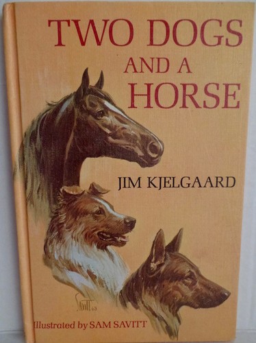 Two Dogs and a Horse Jim Kjelgaard Sam Savitt illustrator HC Vintage Book