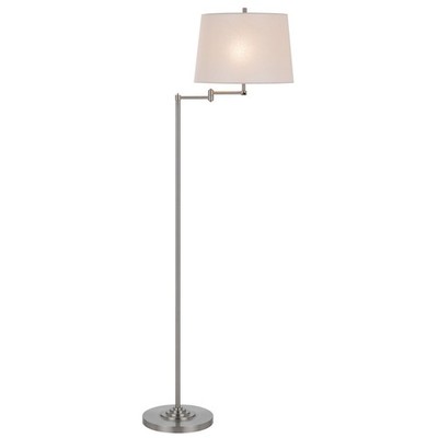 CAL Lighting BO-3198FL-BS Colton Floor Lamp Brushed Steel