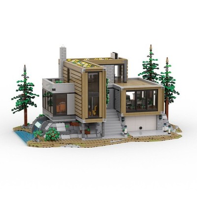 3163 PCS Designer's Home MOC - Modular Building with Interior Creative Toys
