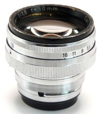 Pre-War Carl Zeiss Sonnar 50mm f1.5 Contax RF Kiev Mount Lens Creative Or Parts