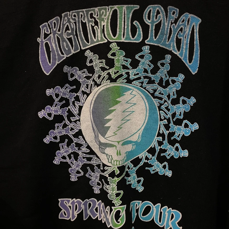 Suéter Cuello Redondo Grateful Dead Spring Tour Psychadelic Rock Talla Mediana Foto 2 de 4