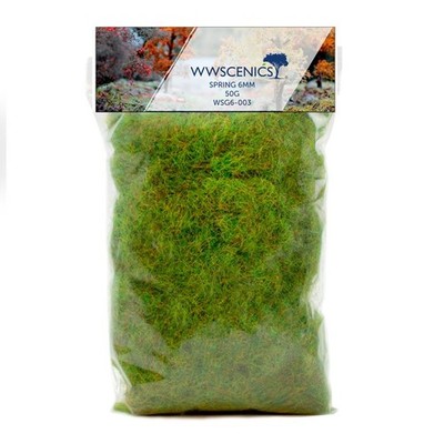 6mm Spring Static Grass 50g WWScenics WSG6-003