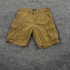 Levi's Cargo Shorts Mens Size 34 Brown Khaki Ripstop Cotton Utility Casual 21982