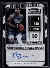 2020 Contenders Draft Picks Reggie Perry #82 Conference Finals /75 Bulldogs