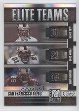2007 Donruss Elite Teams Black 778/800 Alex Smith Frank Gore Vernon Davis 0b3