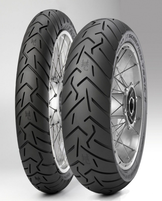 Pneu 180/55 ZR 17 M/C Pirelli Scorpion Trail II pneu moto touring polyvalent