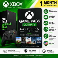 Xbox Game Pass Ultimate 1 Month Digital Code USA only New  Existing Users