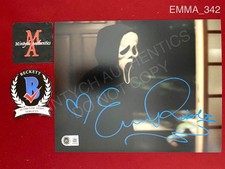 Emma Roberts autographed signed Scream 8x10 photo Beckett COA horror Jill