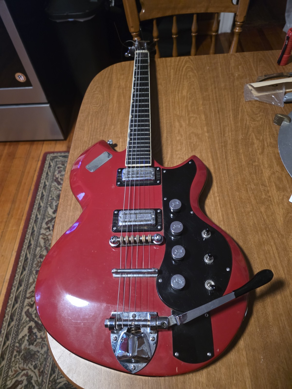 Vintage Gretsch Astro Jet Guitar 1960s Very Rare Model
